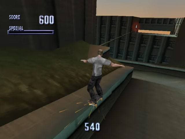 Capture d'écran de Tony Hawk sur PlayStation