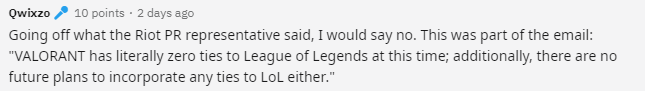 Reddit Qwixzo Valorant League of Legends Riot Games