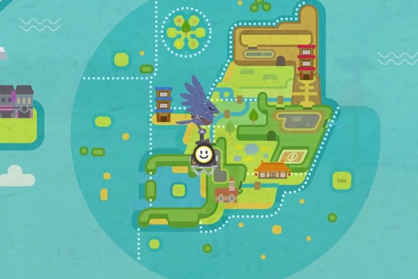 Pokémon carte île solitaire de l'armure DLC Pokémon Game Freak