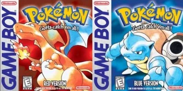 Pokémon Rouge Pokémon Bleu couverture