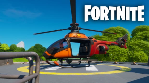 Fortnite Epic Games hélicoptère