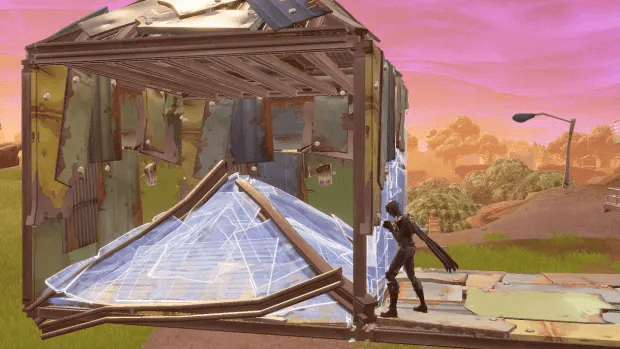 construction Fortnite box Pyramide Epic Games