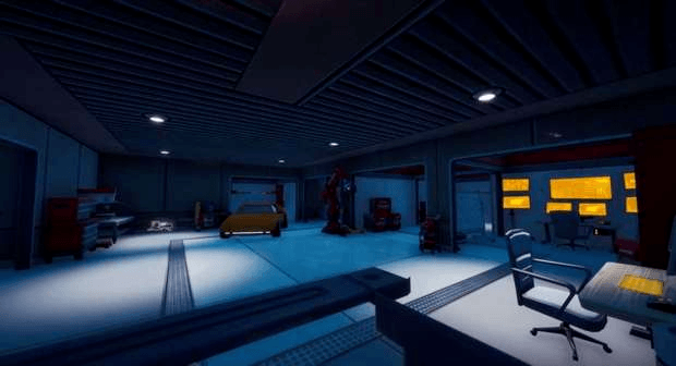 Fortnite laboratoire secret Tony Stark intérieur Epic Games