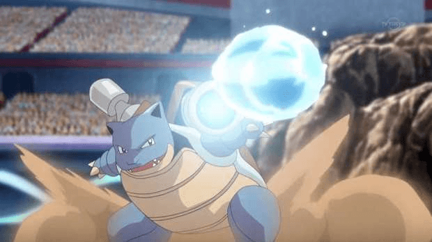 Tortank Pokémon company film hydrocanon