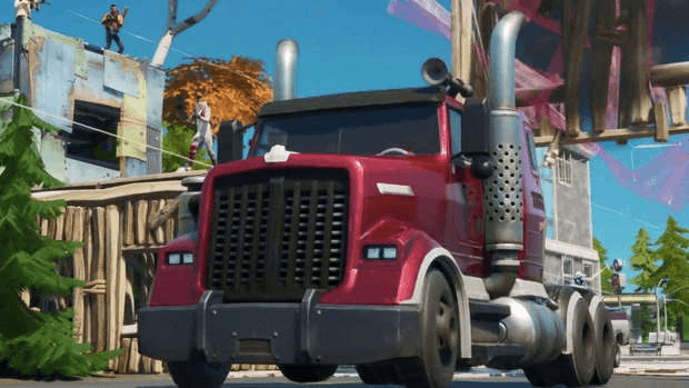 Fortnite camion mudflap glitch invisibilité Epic Games