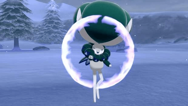 Pokémon épée bouclier dlc Terres enneigées de la Couronne Sylveroy