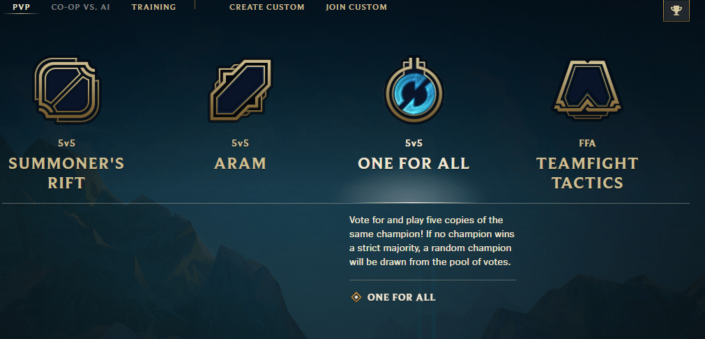 One for All LoL Riot Games patch 10.6