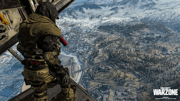 Call of Duty : Warzone saut Verdansk