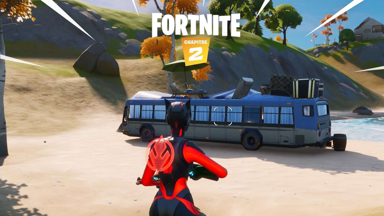 Le bus de plage sur Fortnite