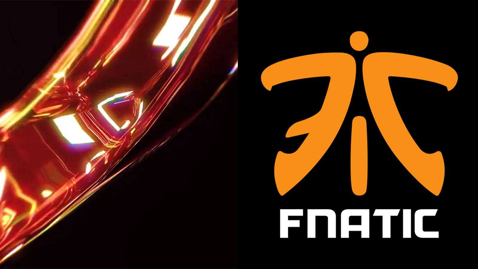 Logo de Fnatic accompagné d'un élément de teasing du rebranding