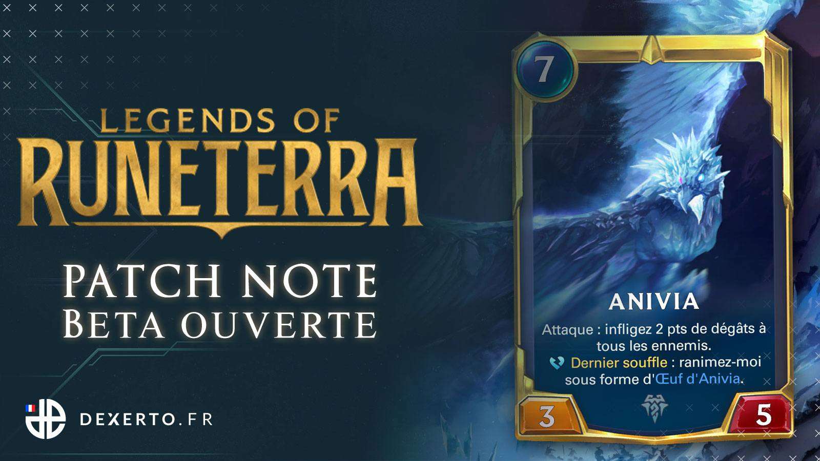 Patch note de Legends of Runeterra