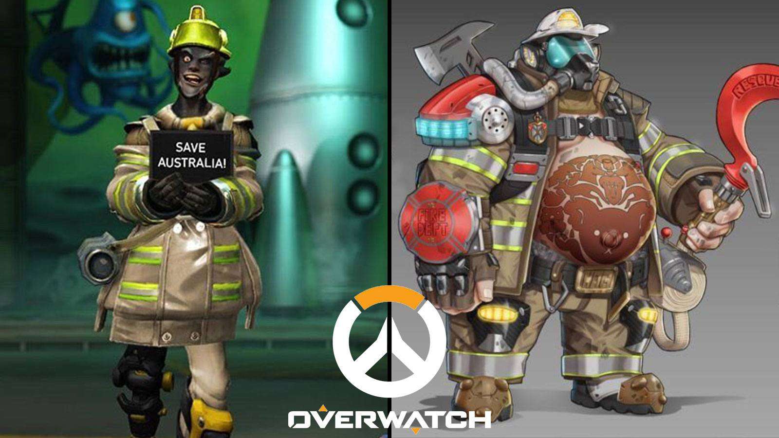 Deux propositions de skins (Chacal et Chopper) pompier pour soutenir la lutte contre les incendies en Australie