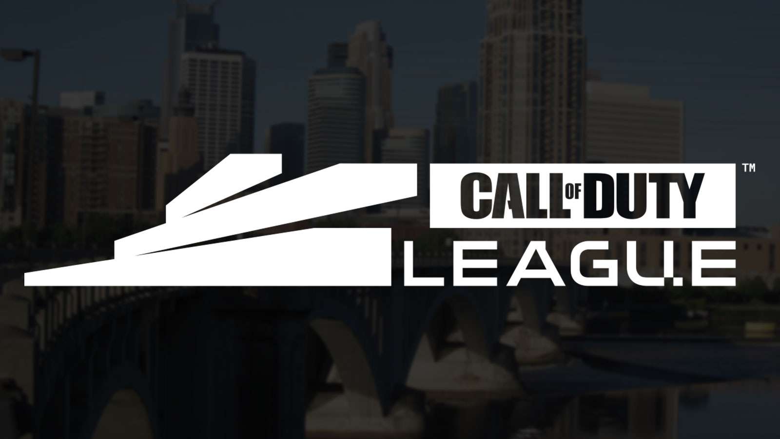 Logo de la Call of Duty League sur une photo de Minneapolis
