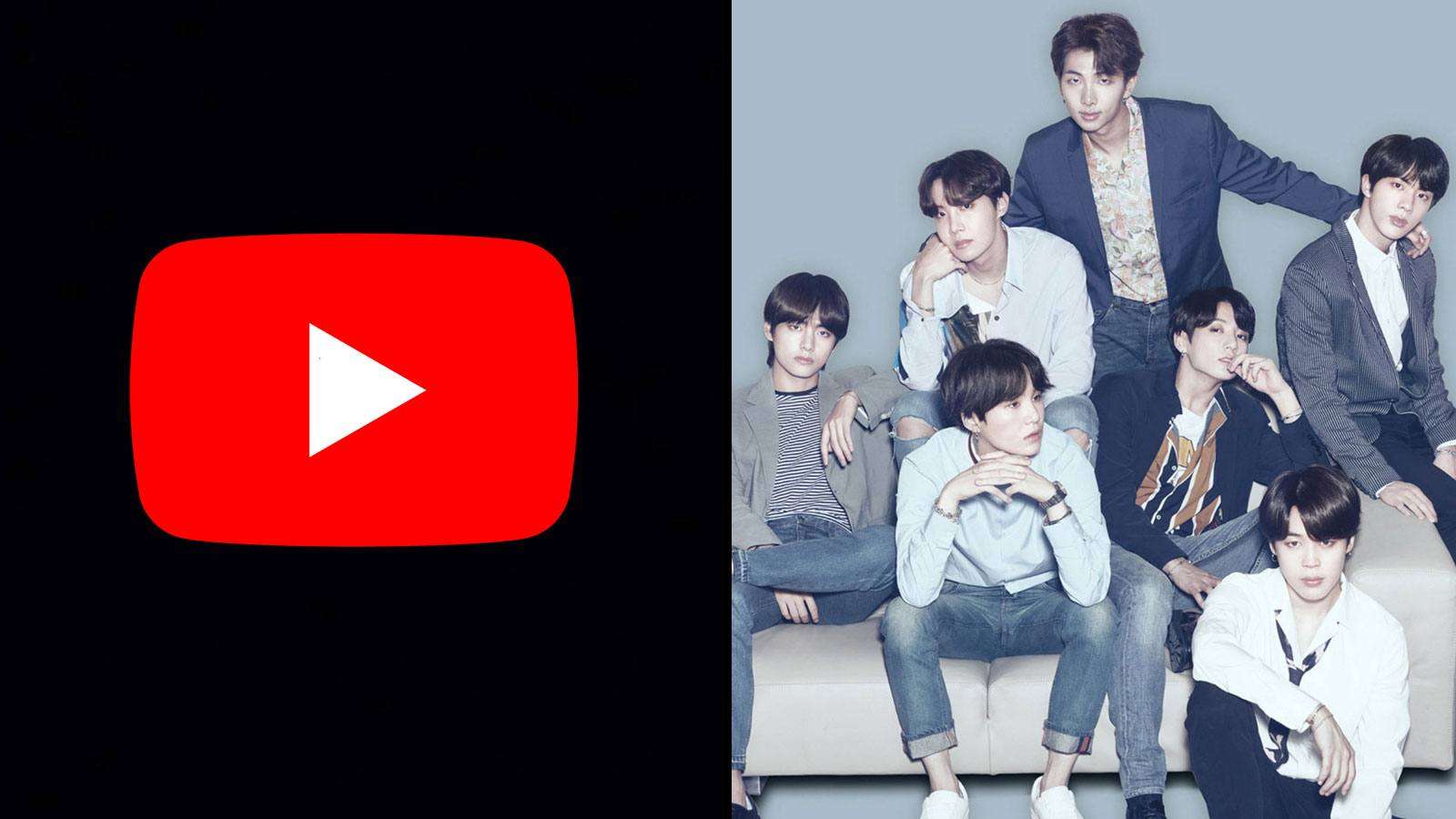 Logo YouTube | Groupe BTS K-POP