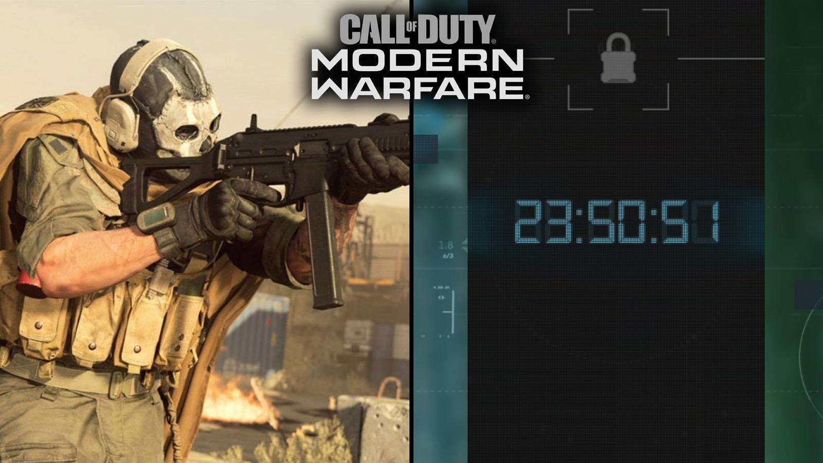 Compte a rebours mode Warzone sur Call of Duty : Modern Warfare.