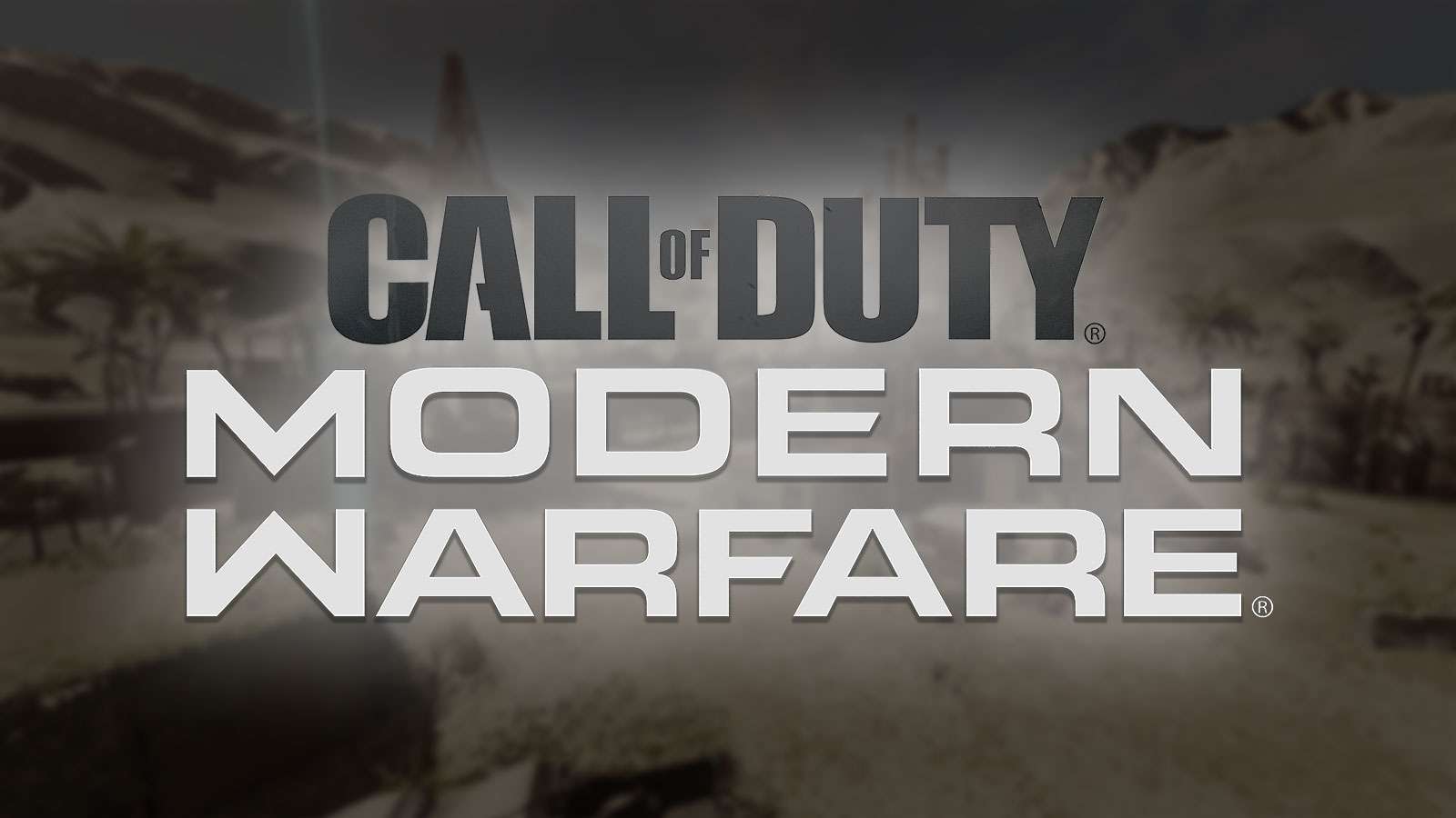 Logo de Modern Warfare sur la map Rust