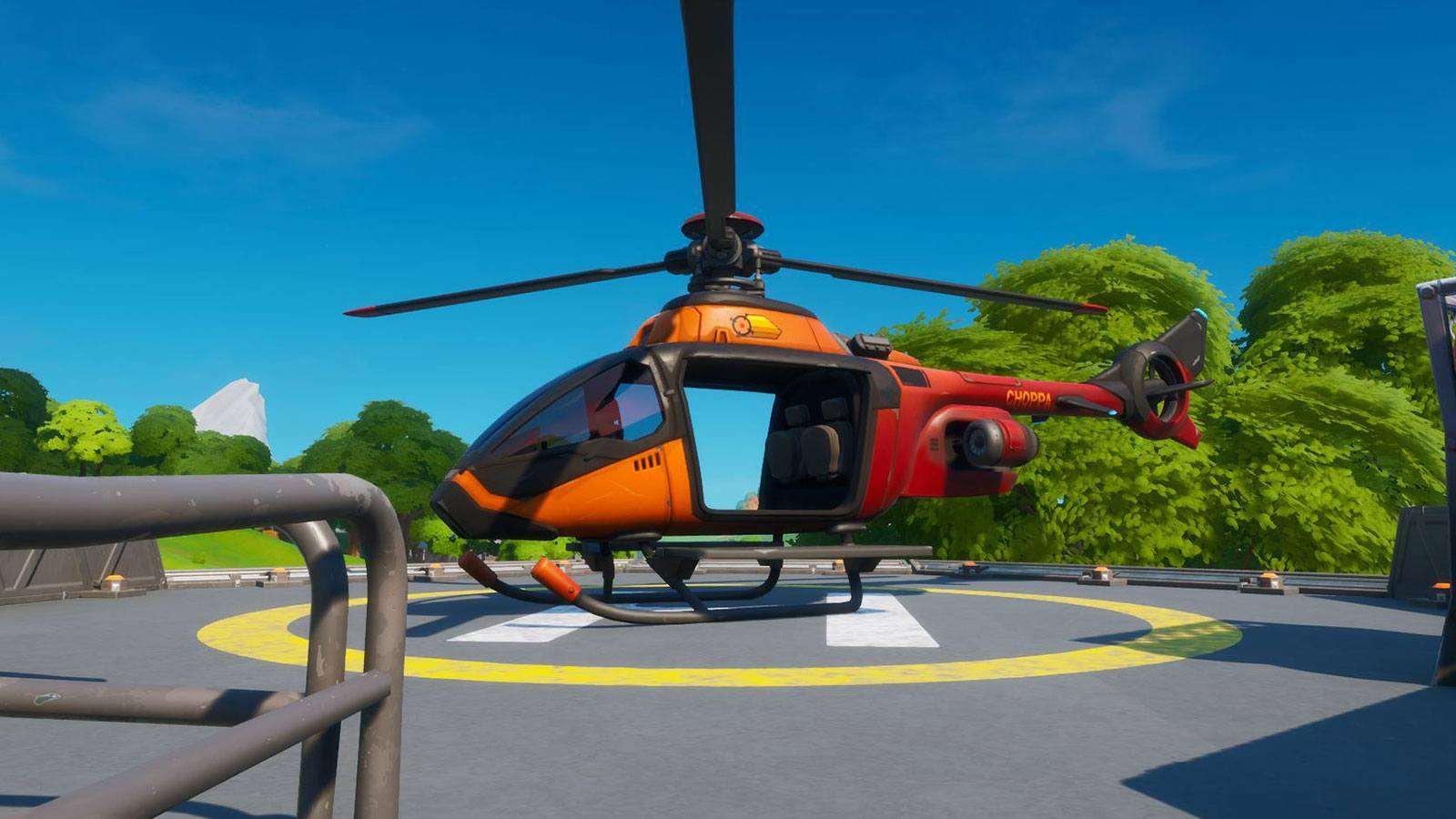 hélicoptères Fortnite Saison 2 Epic Games