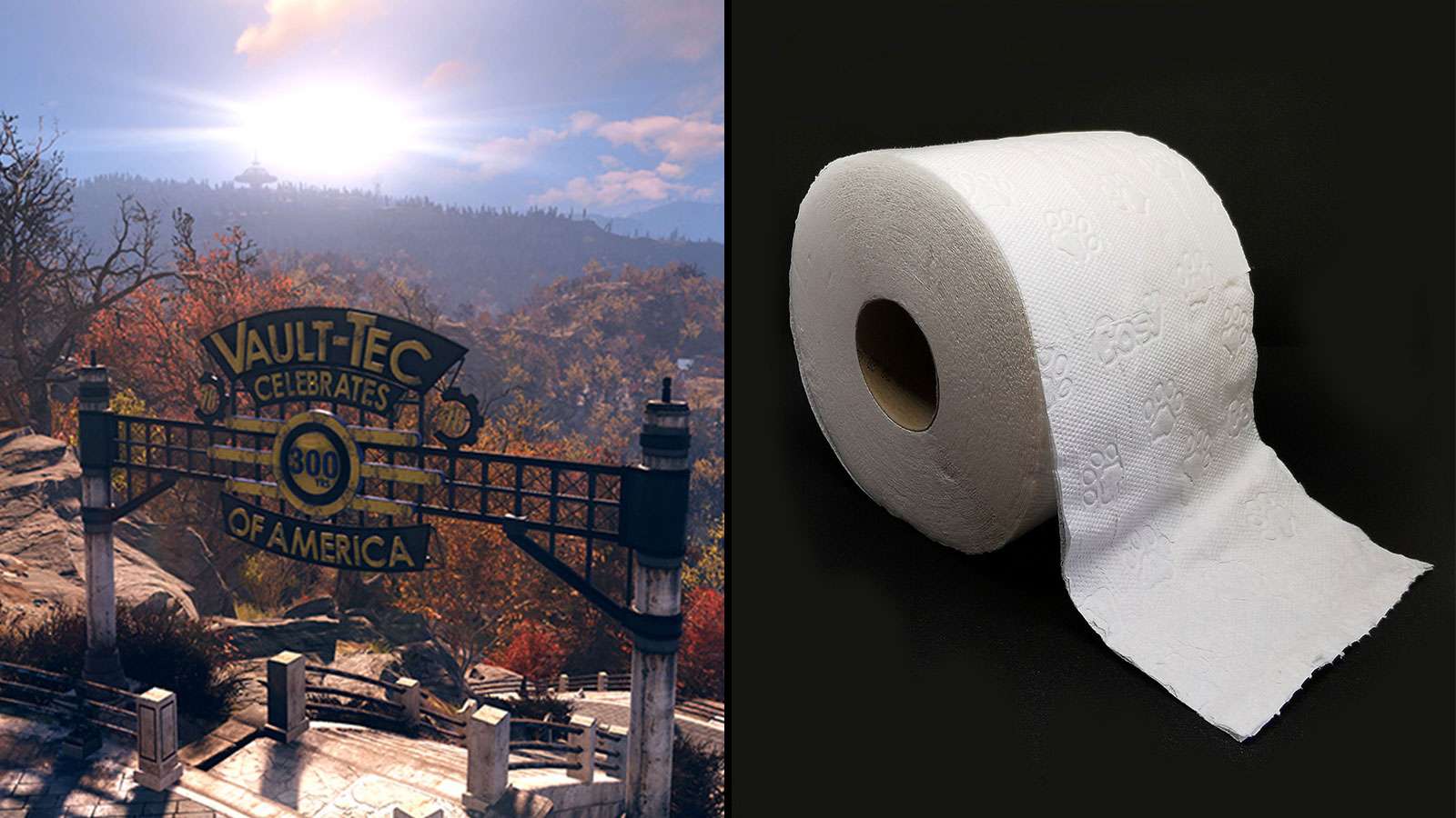 Le papier toilette est devenu un objet assez prisé sur Fallout 76