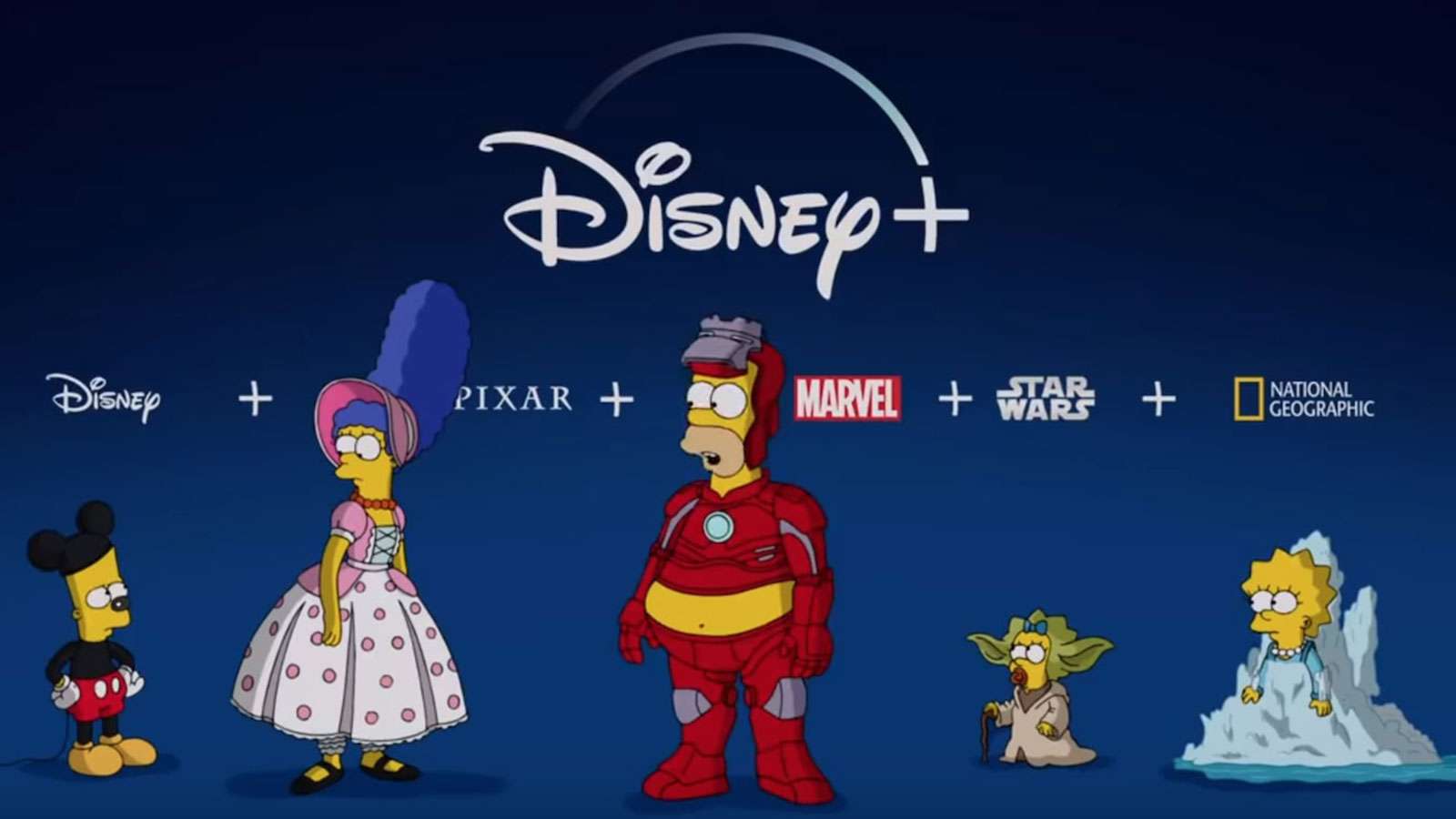 Pour le lancement de Disney+ plsuieurs influenceurs dont Cyprien ont été dessinés façon Simpsons