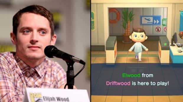Elijah Wood a rendu une visite surprise à une joueuse d'Animal Crossing New Horizons