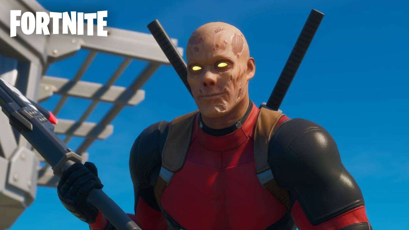 Skin démasqué de Deadpool sur Fortnite