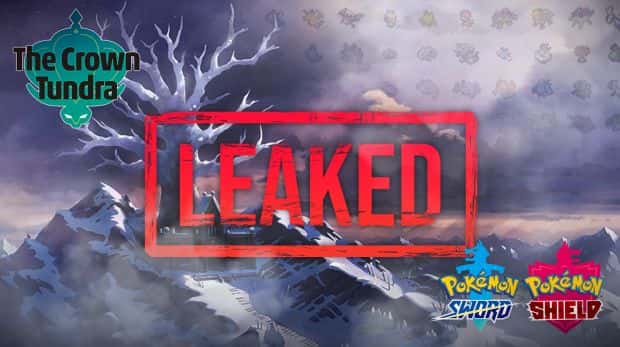 Pokémon Company terres enneigées de la couronne leak
