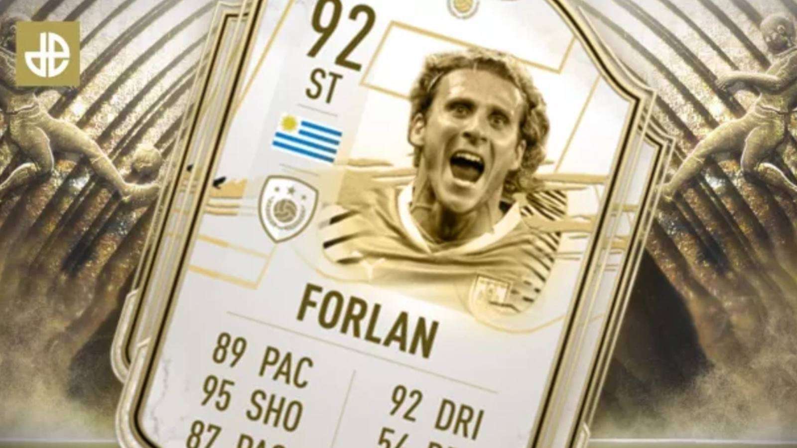 Carte Icône de Diego Forlan sur FIFA 21