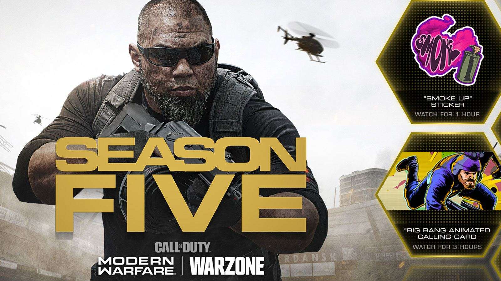 drop Warzone Modern Warfare Saison 5 Twitch Activision