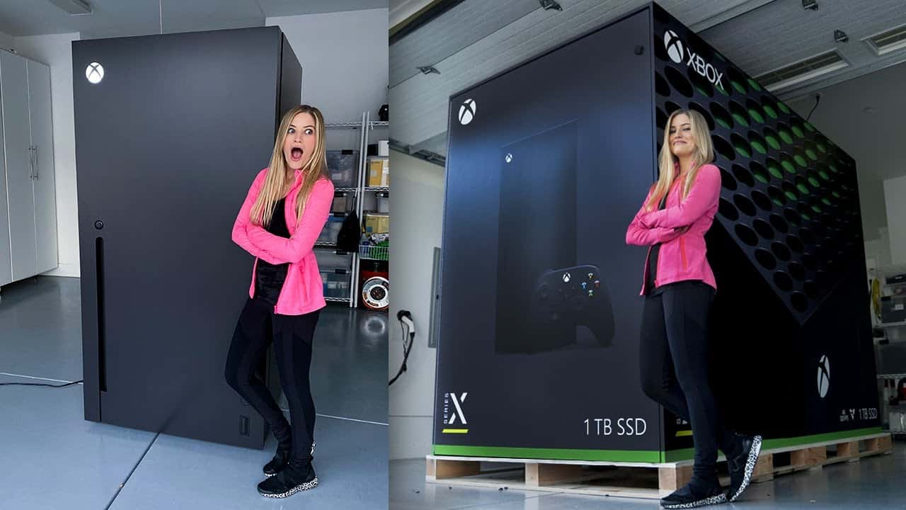 Des influenceurs américains ont reçu un cadeau atypique de la part de Microsoft, un frigo Xbox Series X