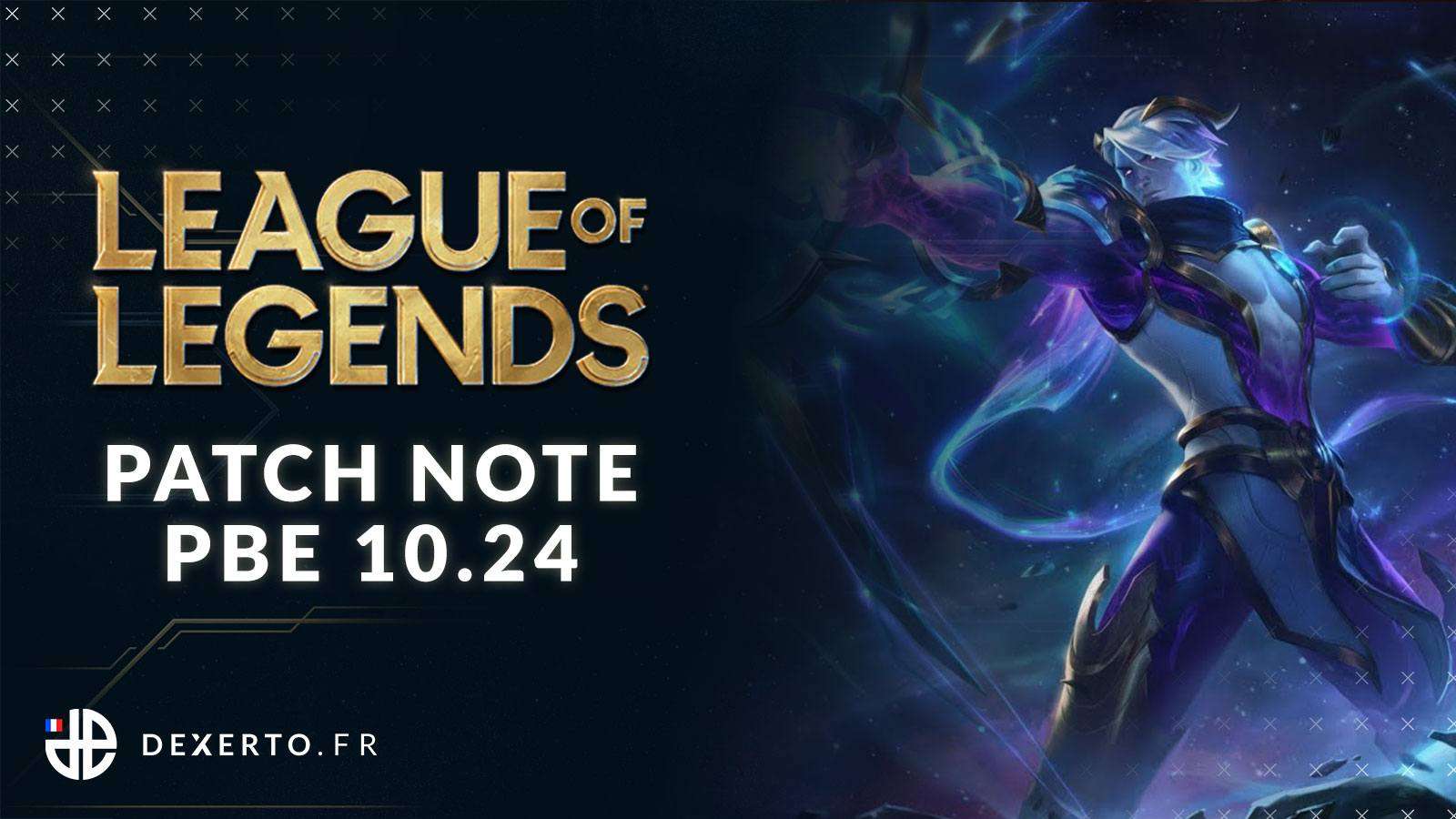 Patch Note PBE 10.24 de League of Legends