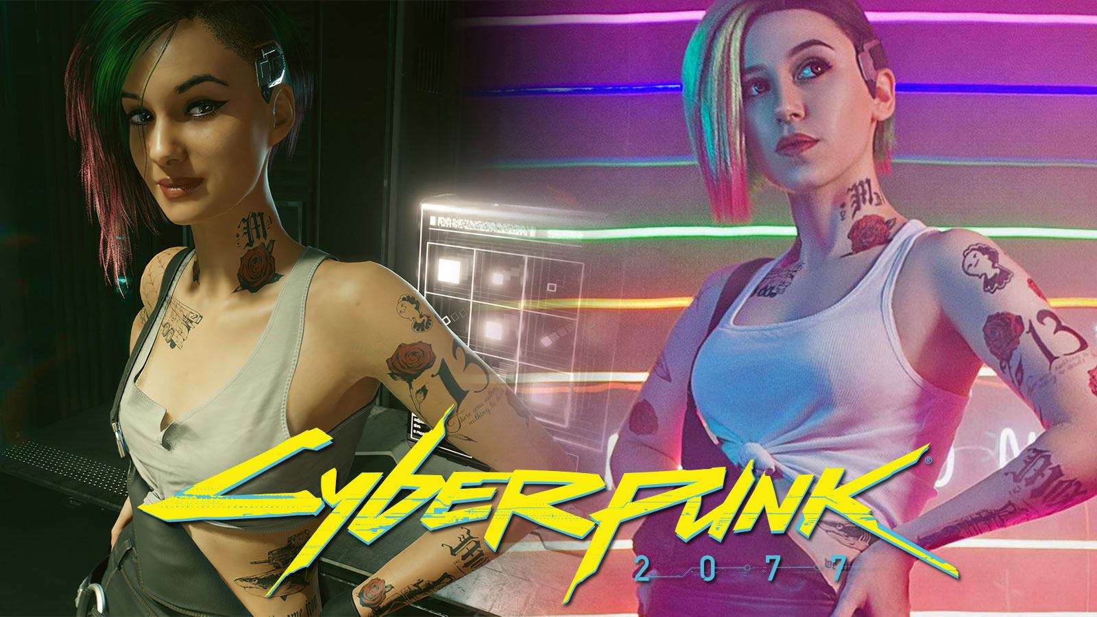 Cosplay de Judy dans Cyberpunk 2077