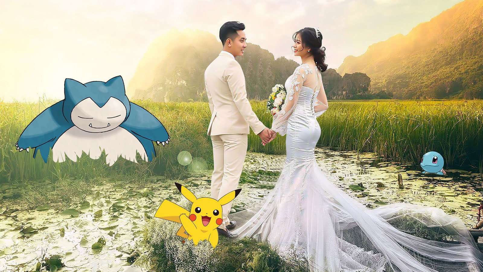 Demande en mariage Pokémon
