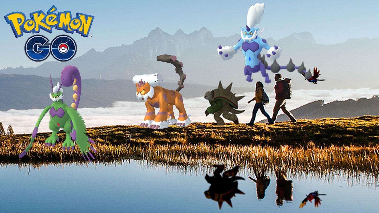 Pokémon Go forme totémique tornadus, thundurus,Landorus