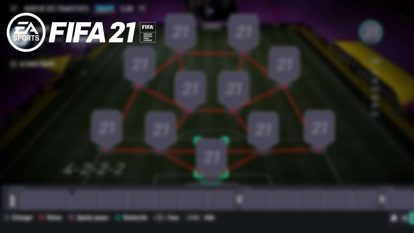 Tactique formation et instruction perso FIFA 21