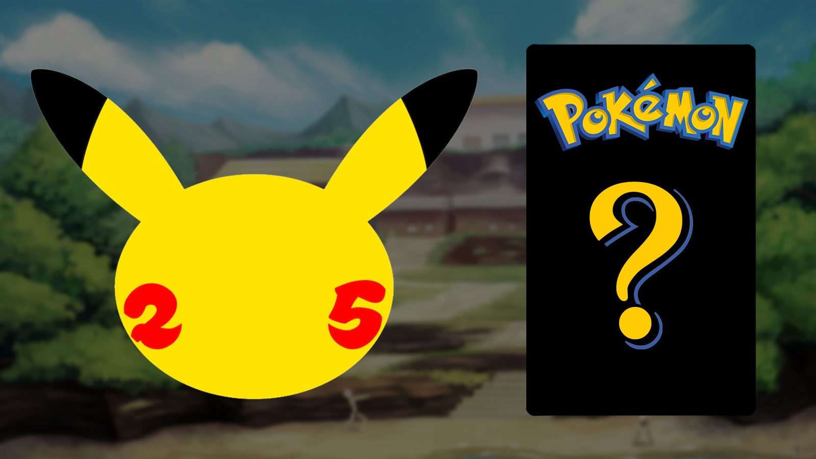Annonces de jeux Pokémon 25 ans
