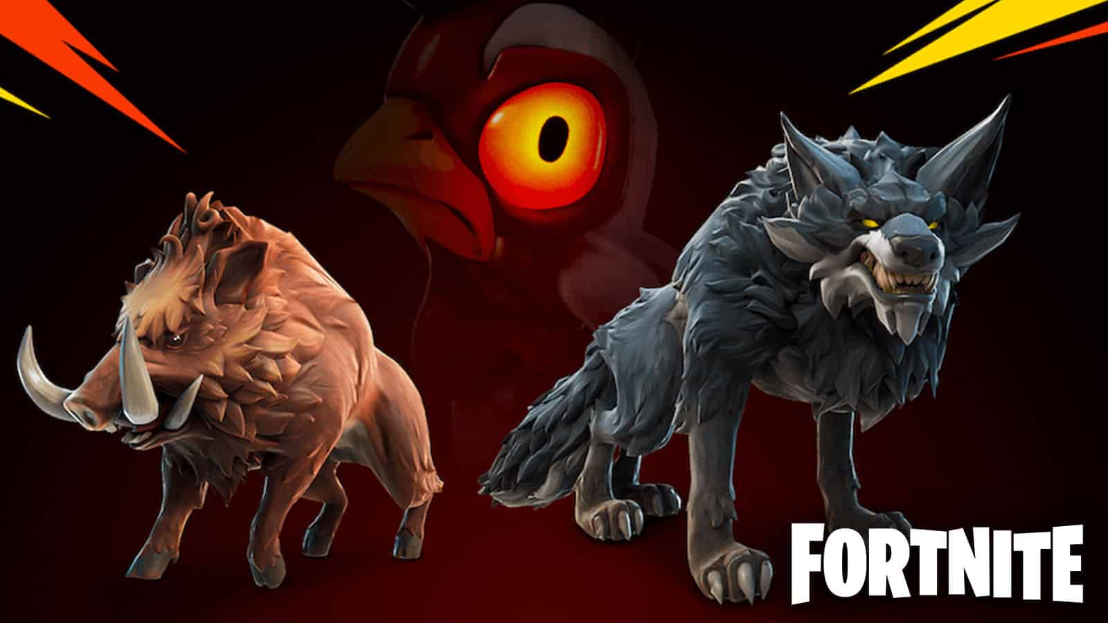 Comment apprivoiser les animaux dans la saison 6 de Fortnite ? Loups, poulets, sangliers