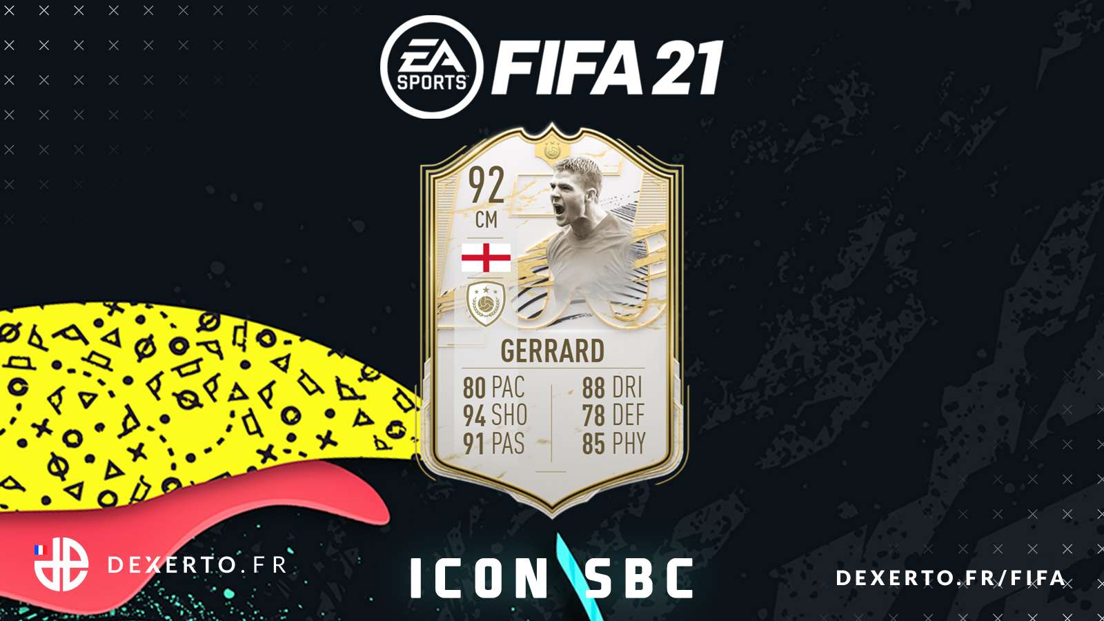 Steven Gerrard FIFA 21 Prime Icon SBC