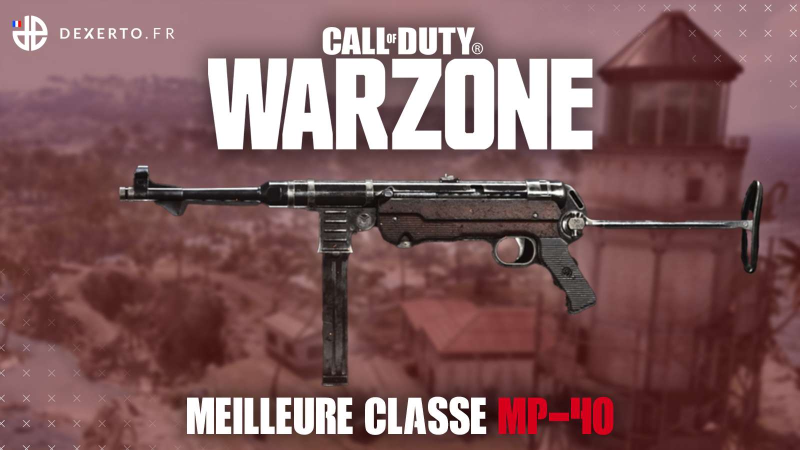 MP-40 warzone meilleure classe
