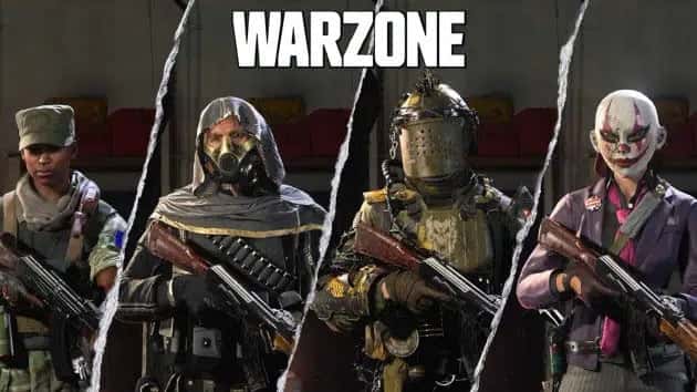 Skins et opérateur de Warzone