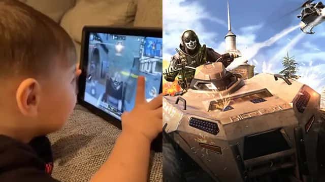 Un enfant sur Call of Duty : Mobile