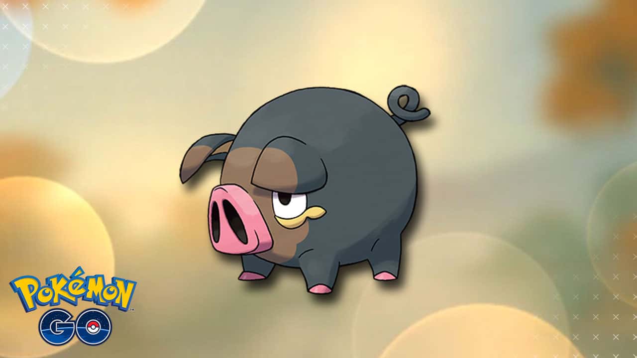 Gourmelet sur Pokémon Go, le cochon adorable