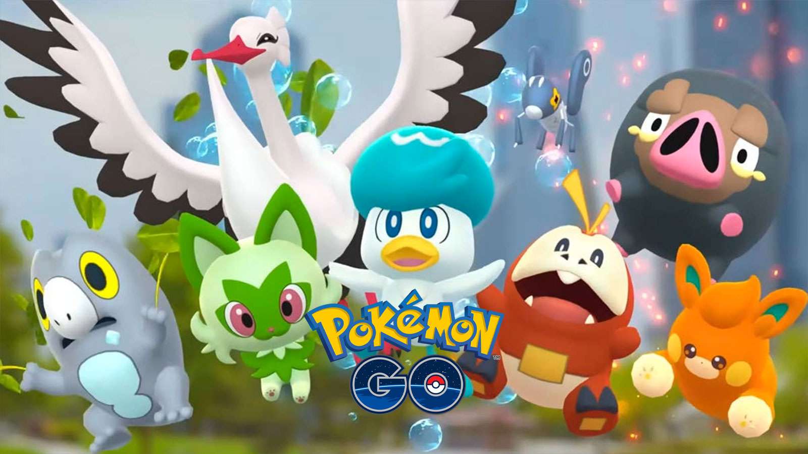 Les Pokémon de Paldea débarquent sur Pokémon Go