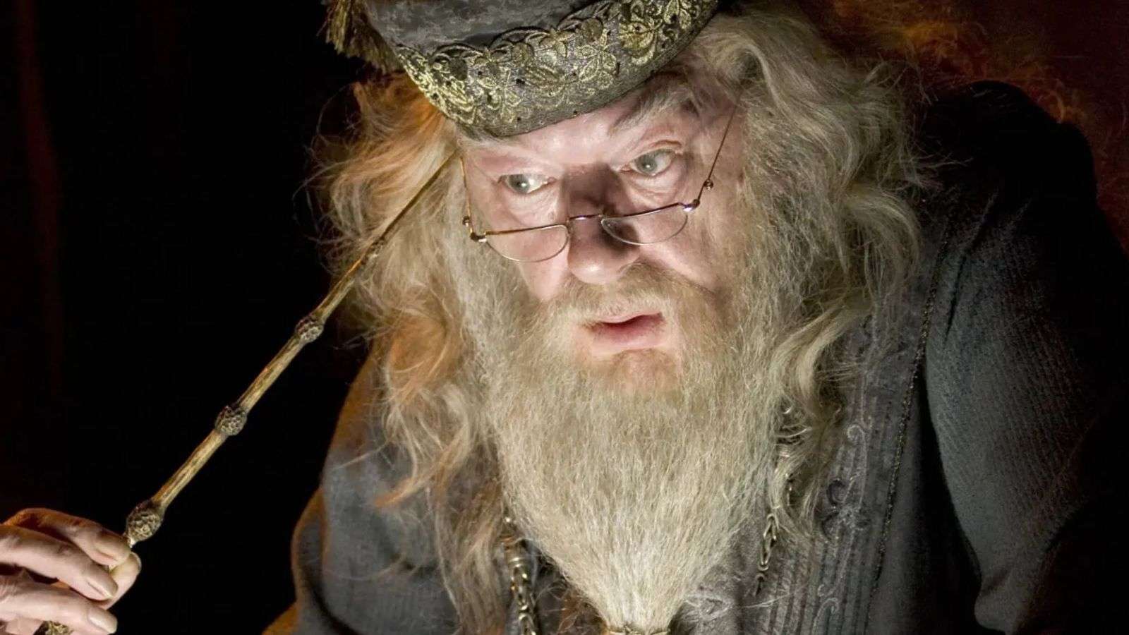 dumbledore harry potter michael gambon mort