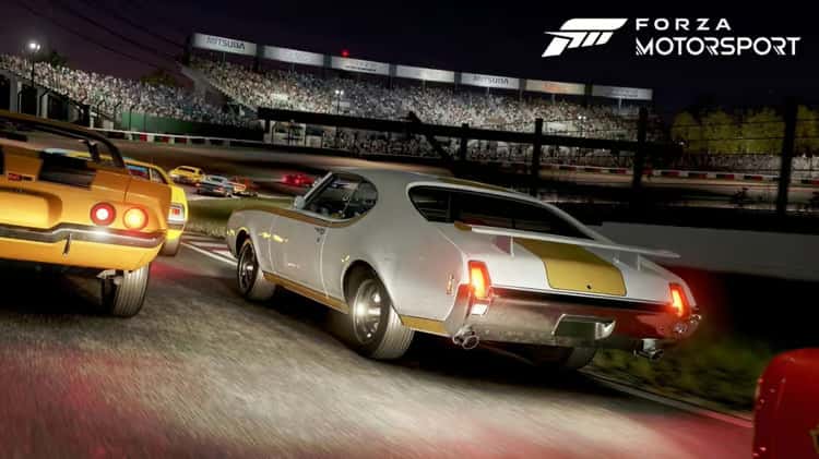 Une course de voitures dans Forza Motorsport