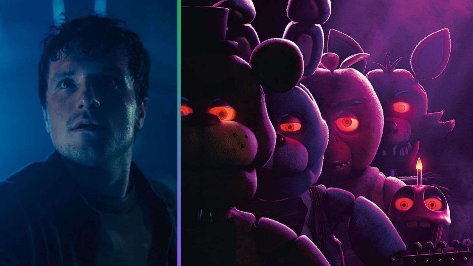 five nights at freddy's fnaf animatroniques affiche