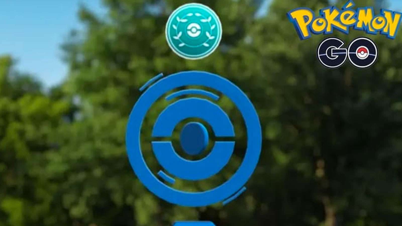 Un concours sur un PokéStop de Pokémon Go