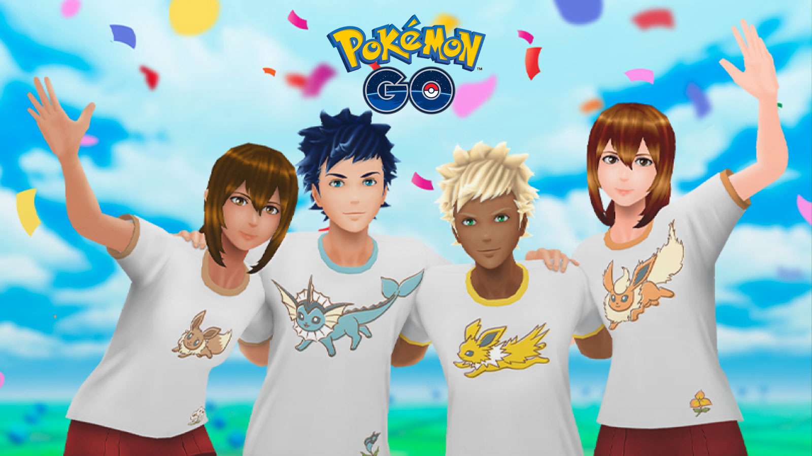 Quatre dresseurs amis sur Pokémon Go