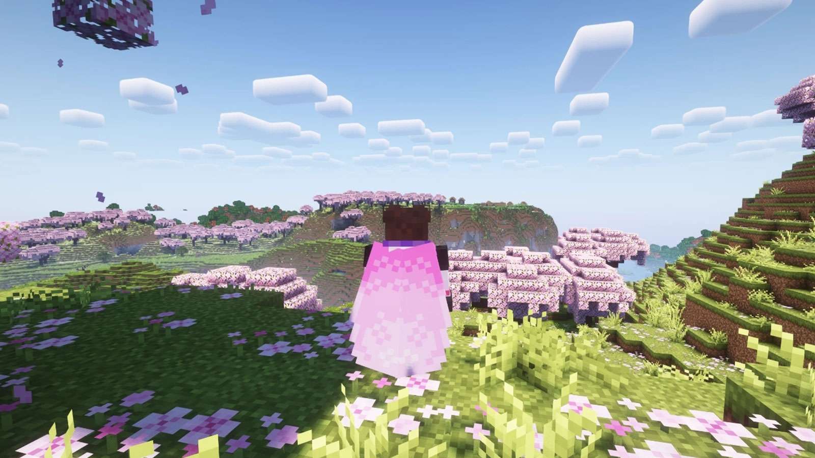 Cape Fleur de Cerisier dans Minecraft
