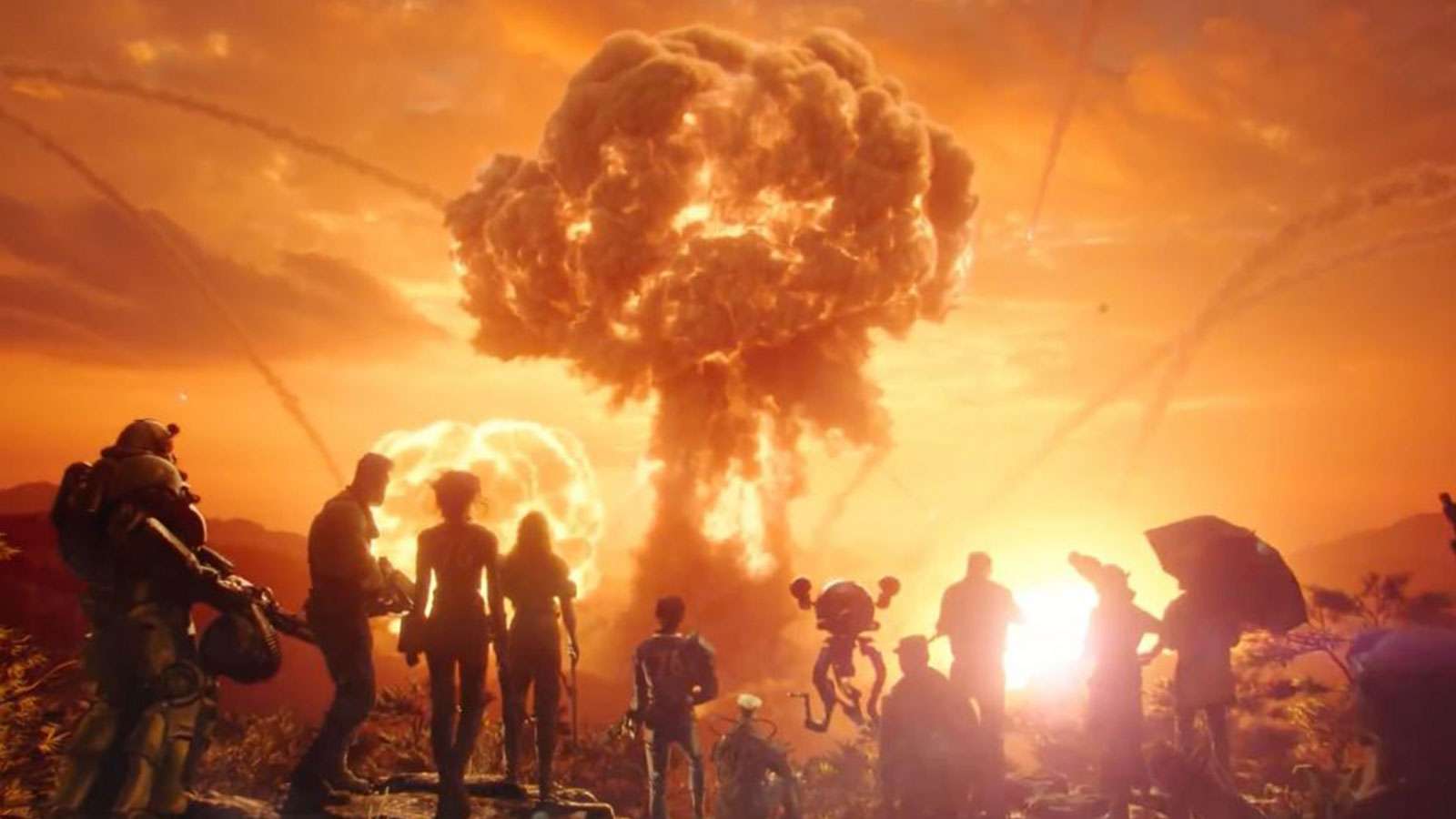 Explosion nucléaire sur Fallout