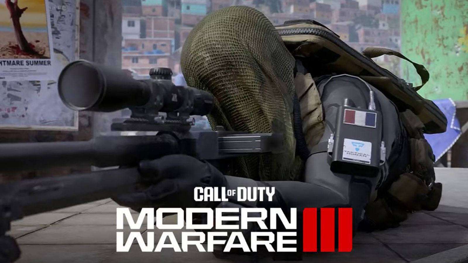 Un sniper sur Modern Warfare 3